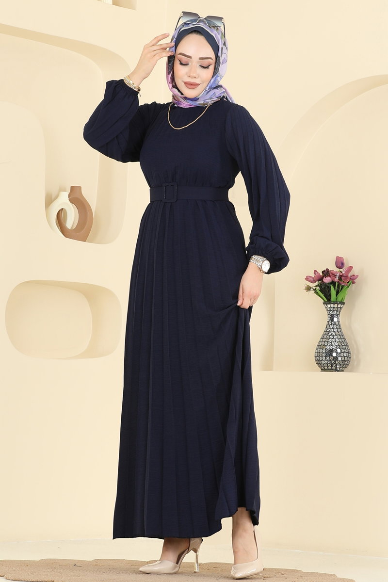 Pilise Detay Kemerli Elbise 2340MSZ1172 Laci
