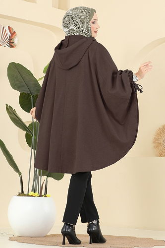 moda selvim كاب بني 0505ERK1158 - Thumbnail