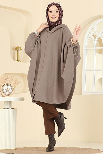 moda selvim Poncho 0505ERK1158 Dark Vision - Thumbnail