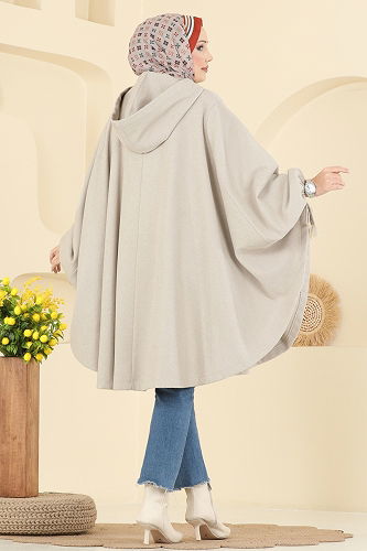 moda selvim كاب بيج 0505ERK1158 - Thumbnail