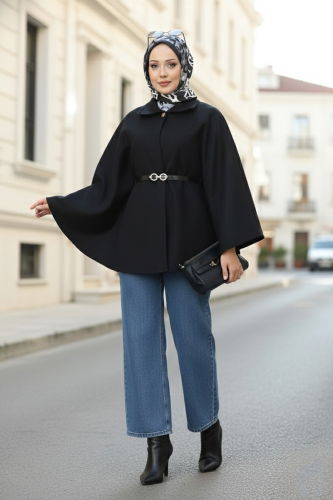 M.P.R. - Poncho 21190MPR1163 Black