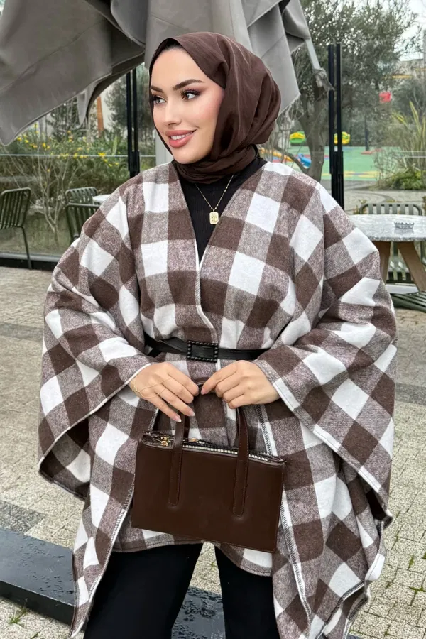 Modaselvim Poncho Poncho 4701ALGK1170 Brown
