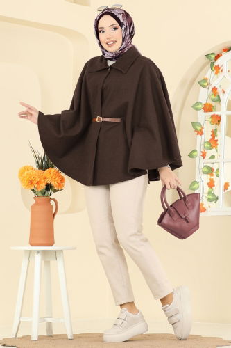 E.R.K. - Poncho 5035ERK1158 Brown