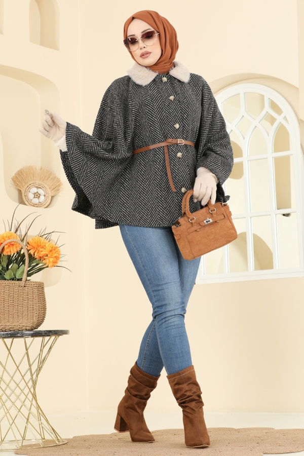 Modaselvim Poncho Poncho 5333NFC1010 Brown