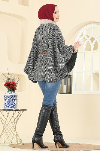 moda selvim كاب رمادي 5333NFC1010 - Thumbnail