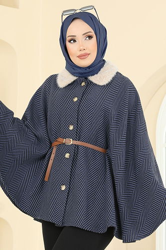 moda selvim كاب ازرق 5333NFC1010 - Thumbnail