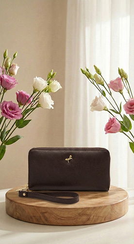 moda selvim PURSE 200MERK1193 Brown - Thumbnail