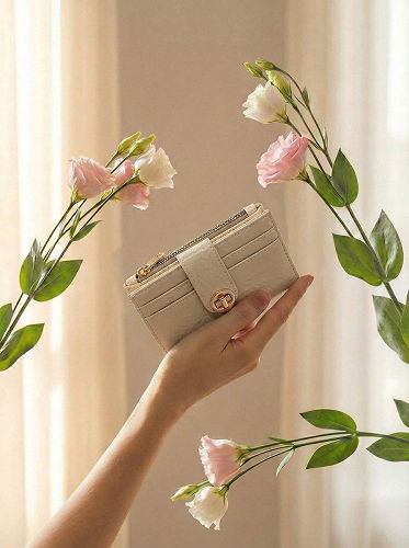 moda selvim محفظة بيج 208MERK1193 - Thumbnail