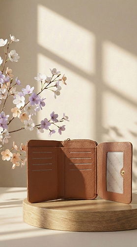 moda selvim PURSE 212MERK1193 Tan - Thumbnail