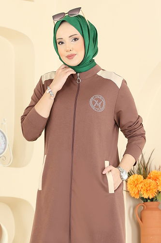 moda selvim Rahat Kesim 2 li Takım PL9202 Pudra Vizyon - Thumbnail