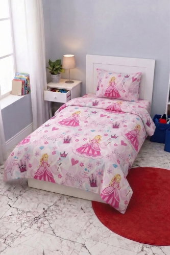 H.B. - Ranforce Nevresim Takım 1007HB1195 Açık Pembe