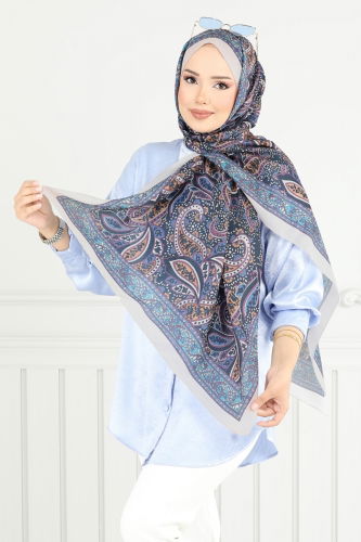 A.R.T. - Retro Desen Soft Şal Serisi 709ART1138 Pudra