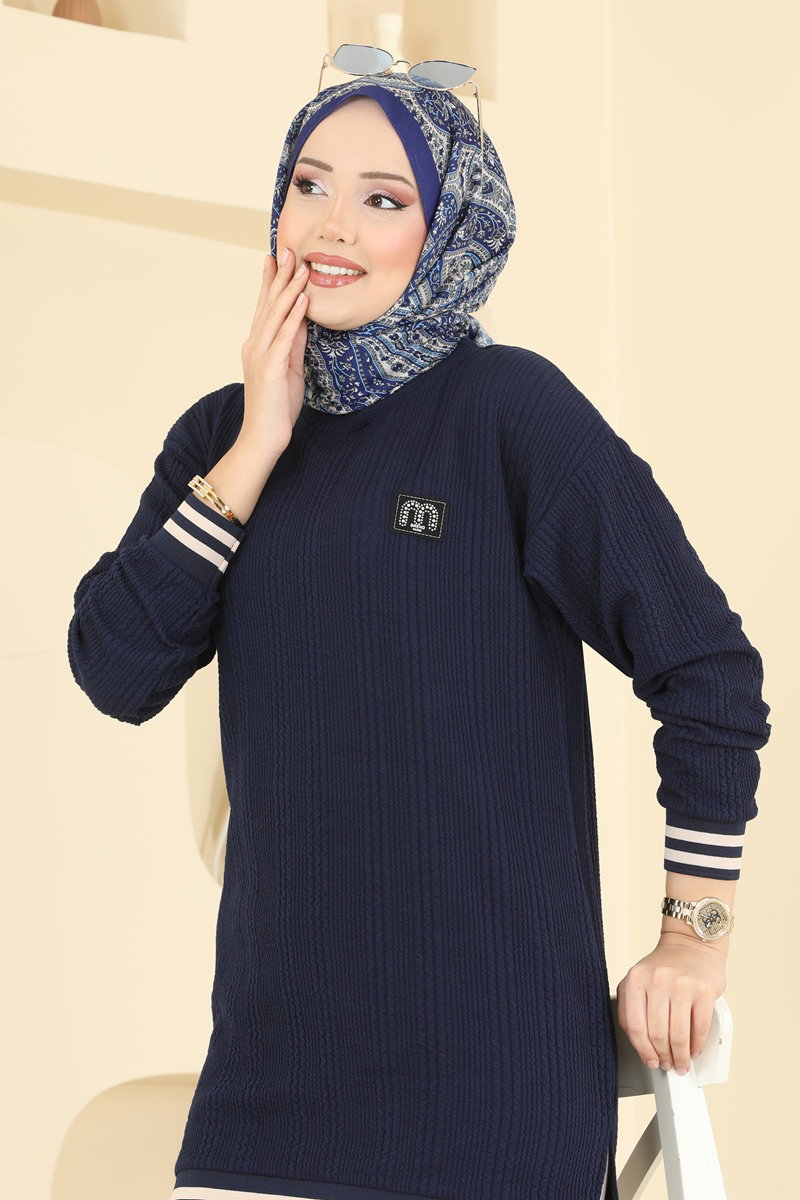 Ribana Detay Armalı Tunik 708PM271 Laci
