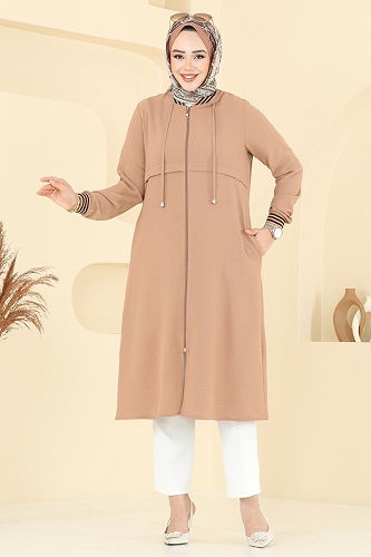 moda selvim كاب بيج 8003BM387 - Thumbnail