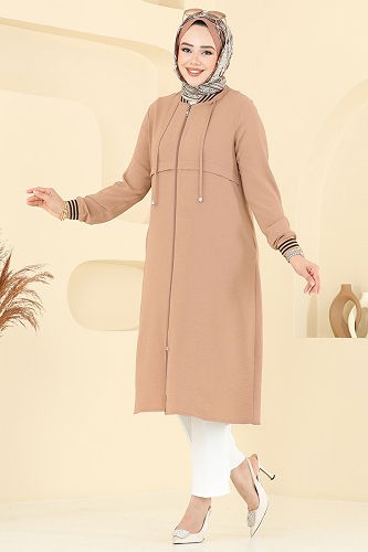 moda selvim كاب بيج 8003BM387 - Thumbnail