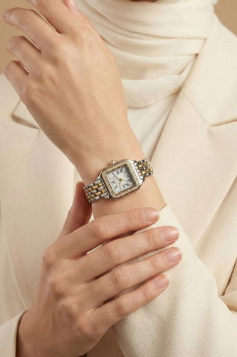 C.L.S.K. - Roma Rakamlı Taşlı Kol Saati 8311CLSK1184 Gümüş&Gold