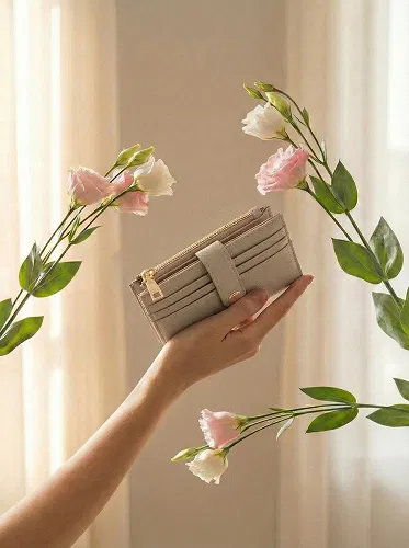 moda selvim Rugan Kartvizit Detaylı Cüzdan 211MERK1193 Vizyon - Thumbnail