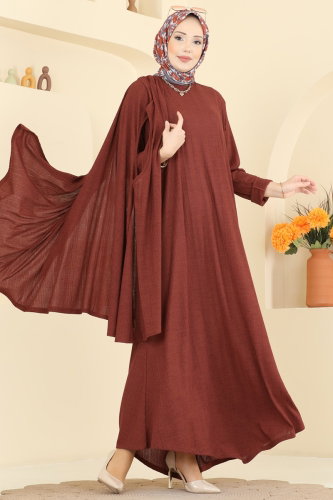 Z.N.N.K. - Salaş Yelekli İkili Takım 6370ZNNK1102 Taba