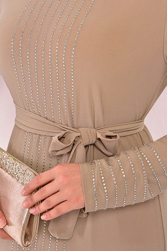 moda selvim Sandy Set with Stones ASM2585-M Vision - Thumbnail