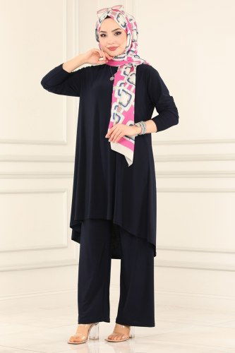 moda selvim Basic Sandy İkili Takım 1778AF356 Laci - Thumbnail