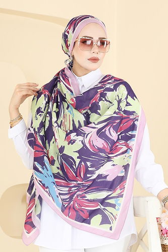 moda selvim Scarf 003AFV475 Pink - Thumbnail