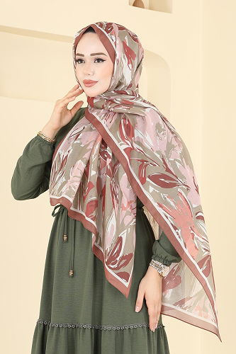 moda selvim شال تفاحي 003AFV475 - Thumbnail