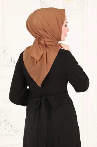 moda selvim Scarf 115IPK758 Tan - Thumbnail