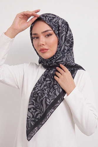 moda selvim Scarf 120AFV475 Black - Thumbnail