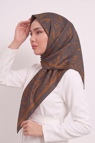 moda selvim Scarf 120AFV475 Tan - Thumbnail