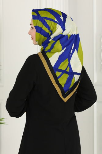 moda selvim Scarf 127IPK758 Green&Saks - Thumbnail