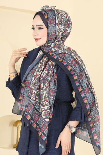 A.F.V. - Scarf 1305AFV475 Navy Blue