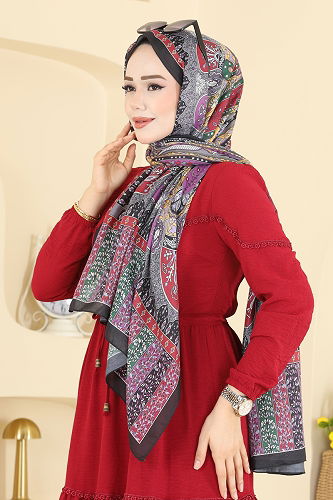 moda selvim شال ليلكي 1306AFV475 - Thumbnail