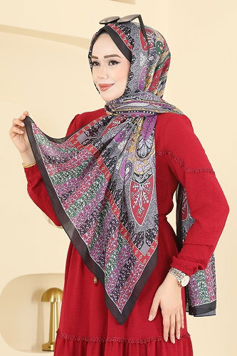moda selvim شال ليلكي 1306AFV475 - Thumbnail