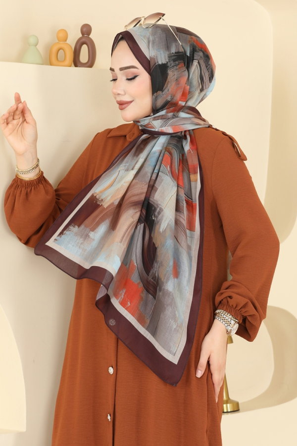 Modaselvim Shawls Scarf 130ART1138 Bitter Brown
