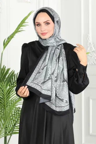 I.P.K. - Scarf 130IPK758 Black&Grey