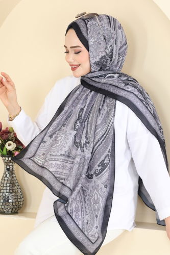 I.P.K. - Scarf 130IPK758 Dark Vision & Black