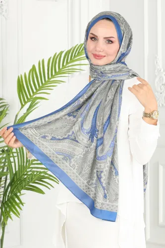 I.P.K. - Scarf 130IPK758 Indigo&Grey