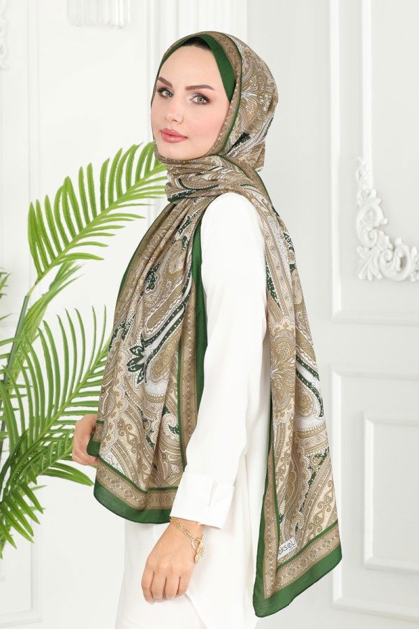 Scarf 130IPK758 Khaki&Vision - 2