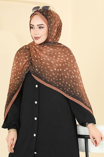 moda selvim Scarf 131ART1138 Tan - Thumbnail