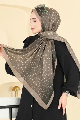 moda selvim شال بيج 131ART1138 - Thumbnail