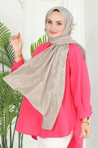 moda selvim Scarf 131IPK758 Beige - Thumbnail