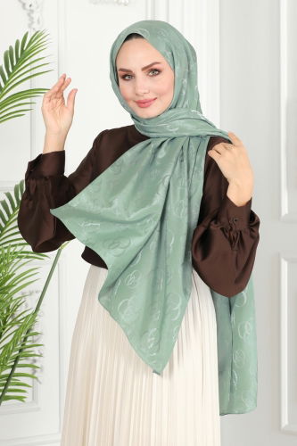 moda selvim Scarf 131IPK758 Mint - Thumbnail