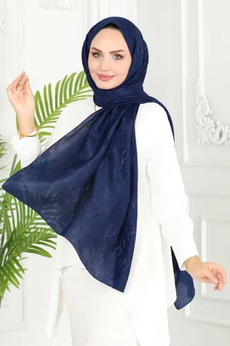 I.P.K. - Scarf 131IPK758 Navy Blue