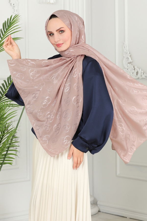 Modaselvim Shawls Scarf 131IPK758 Powder Vision