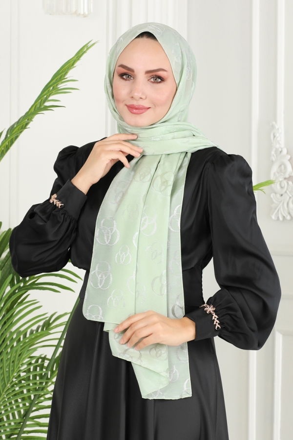 Modaselvim Shawls Scarf 131IPK758 Water Green