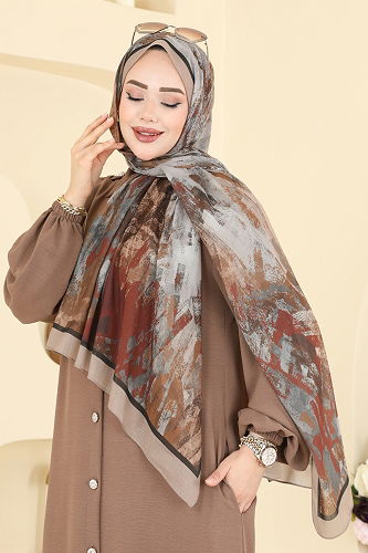 moda selvim شال بيج 132ART1138 - Thumbnail