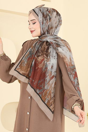 moda selvim شال بيج 132ART1138 - Thumbnail