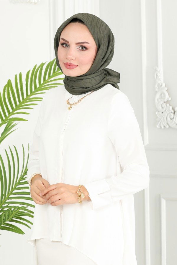 Scarf 132IPK758 Khaki - 2