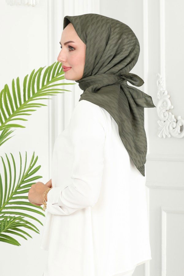 Scarf 132IPK758 Khaki - 3