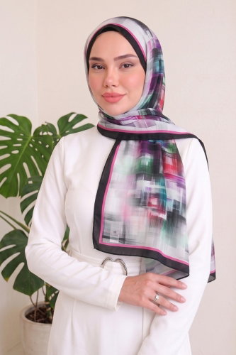A.R.T.K. - شال فوشي واسود 134ARTK1207